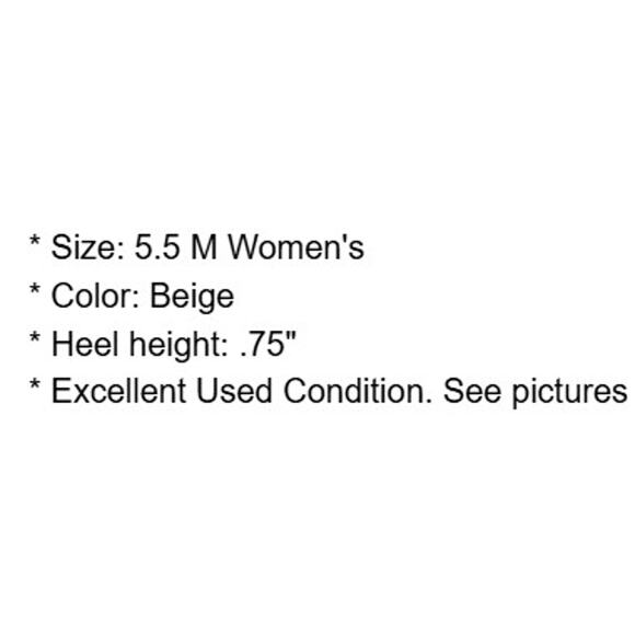 Enzo Angiolini Shoes Womens 5.5 M Leather Loafers Beige Liberty Flats Slip On - Picture 5 of 14